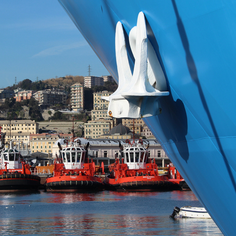 Urban Photos, Genova, -Big ships, small ships-